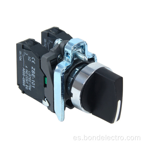 XB4-BD33 Selector de manija corta con interruptor